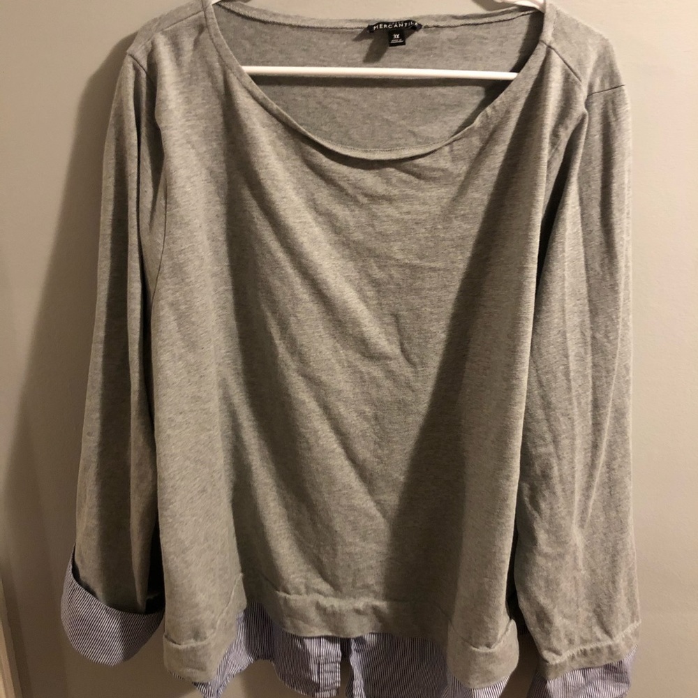J. Crew Mercantile long sleeve blouse
